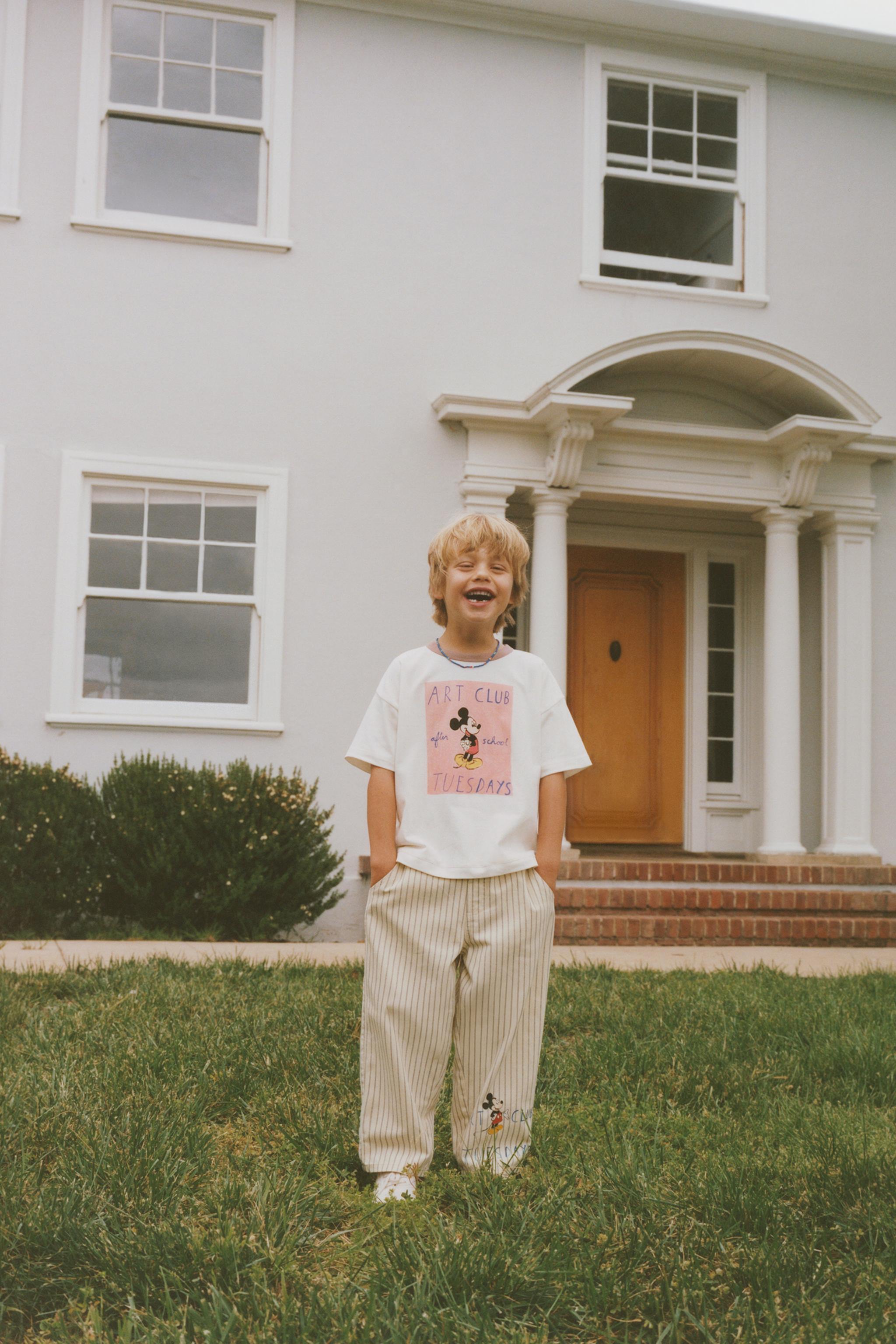 MICKEY MOUSE © DISNEY RELAXED CANVAS PANTS